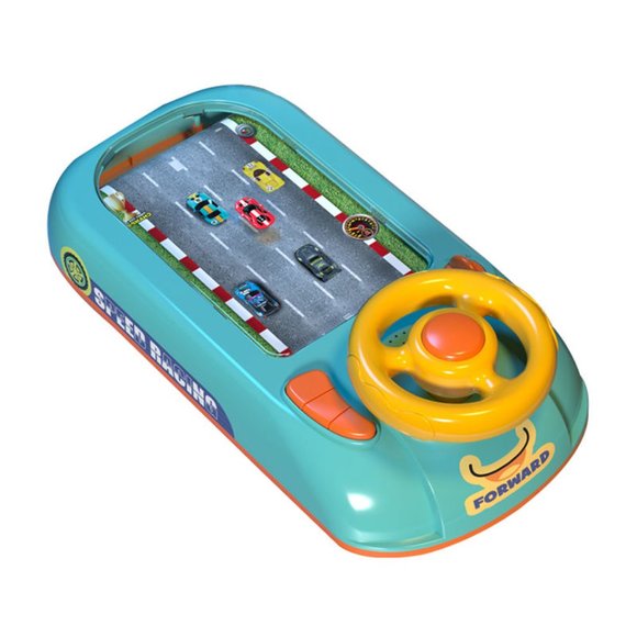 Educational Interactive Simulate Table Car Racing Adventure Game Kids Steering - Picture 6 of 12